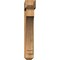 Ekena Millwork Imperial Craftsman Rough Sawn Bracket w/ Offset Brace, Western Red Cedar, 8"W x 42"D x 48"H BKT0806X42X48IMP04RWR - alternate 3